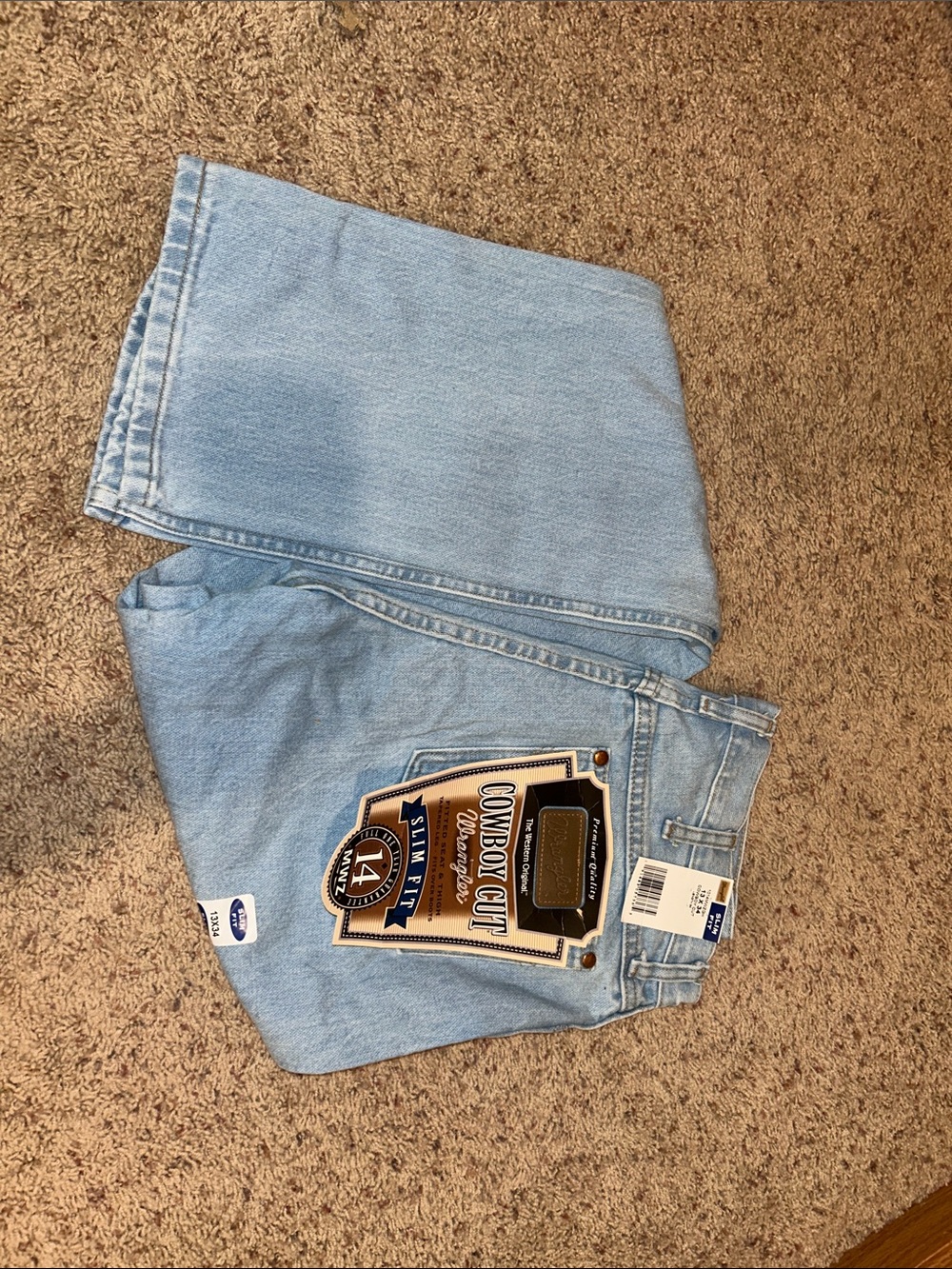 Wrangler Light Blue Women’s Slim Cowboy Cut Jeans